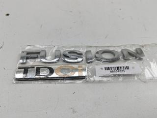 эмблема Ford Fusion 1 поколение [рестайлинг] 2008, 1.6 л., дизель, МКПП, белый, хетчбэк 5 дв.
