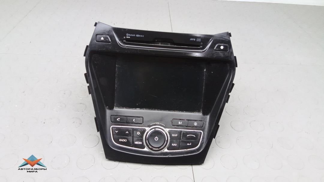 магнитола Hyundai Santa Fe 3 поколение (DM) 2014, 2.2 л., дизель, МКПП, внедорожник 5 дв., 965602W2004X - фото №1