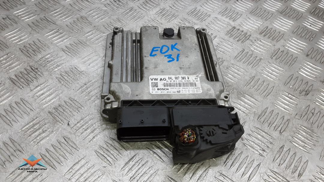 ЭБУ Skoda Superb 3 поколение 2018, 1.6 л., дизель, АКПП, хетчбэк 5 дв., 0281031066, 04L907309R - фото №1