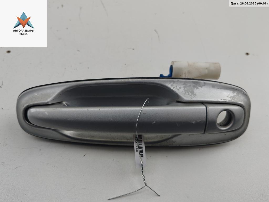 ручка наружная передняя левая Chevrolet Nubira 1 поколение 2006, 1.6 л., бензин, МКПП, серый, универсал, 96547951 - фото №1