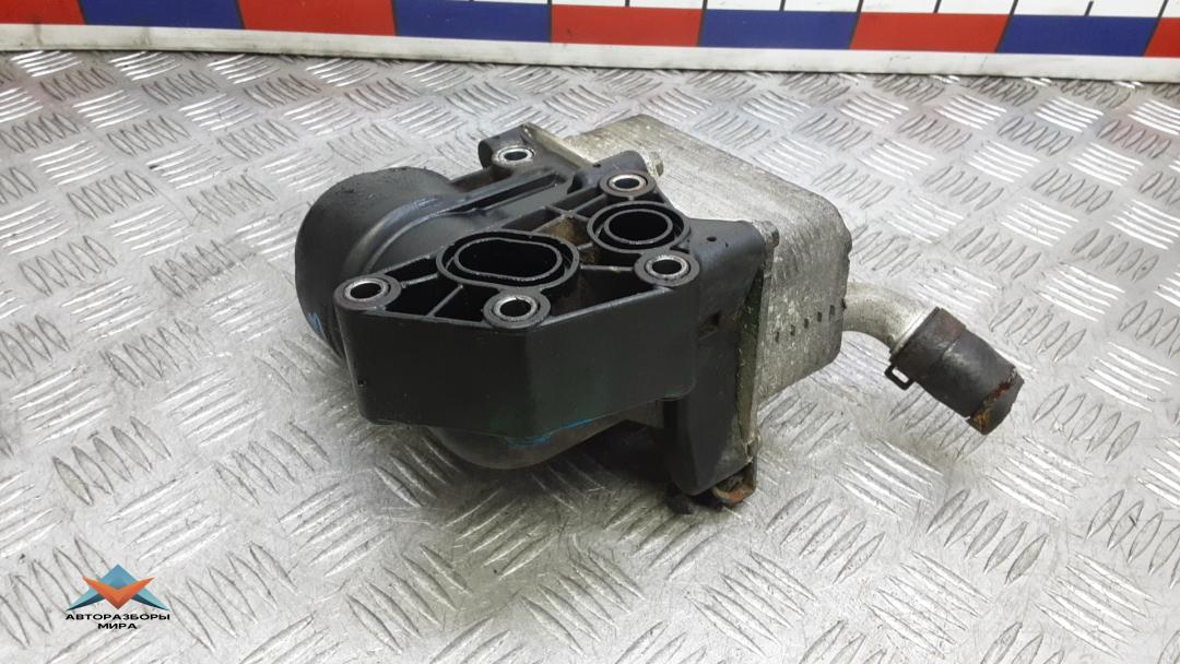 Корпус масляного фильтра дизельный Hyundai Santa Fe 3 поколение (DM) 2012, 2.2 л., дизель, АКПП, внедорожник 5 дв., 264102F020, 263102F011 - фото №1