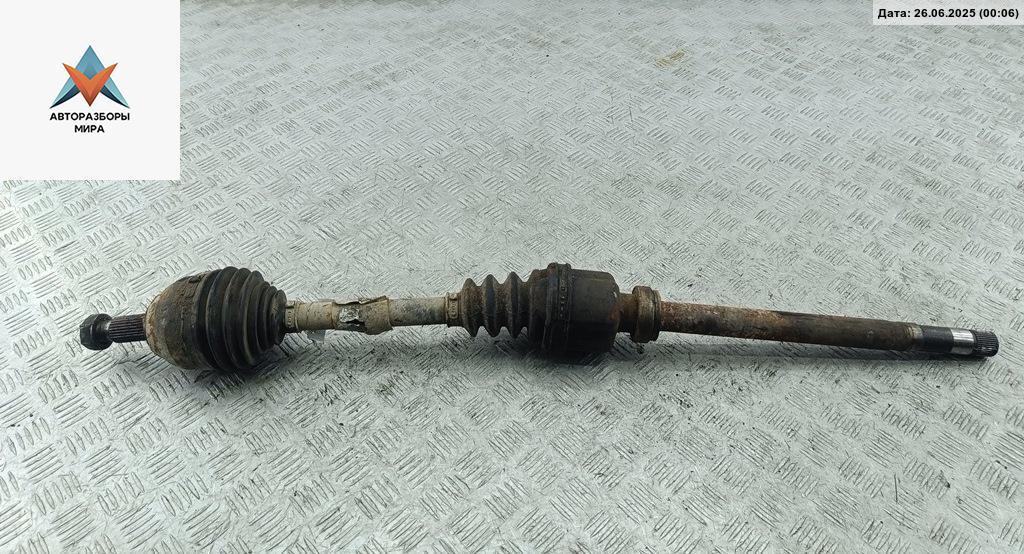 полуось передняя правая (приводной вал, ШРУС) Peugeot 807 1 поколение 2006, 2.0 л., дизель, МКПП, серый, минивэн, 1445249380 - фото №1