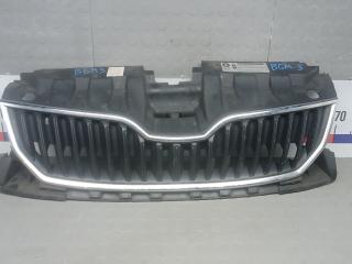 решетка радиатора Skoda Fabia 3 поколение (NJ) 2015, 1.2 л., бензин, МКПП, хетчбэк 5 дв., 6V0853653, 6V0853761