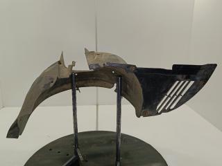 Защита арок передняя левая (подкрылок) Peugeot 307 1 поколение 2004, цвет, 9680381180