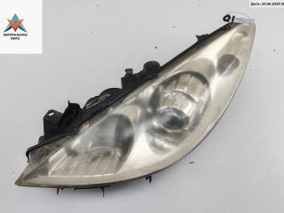 фара левая Peugeot 307 1 поколение [рестайлинг] 2005, 1.6 л., бензин, МКПП, серый, хетчбэк 3 дв., 9655764380