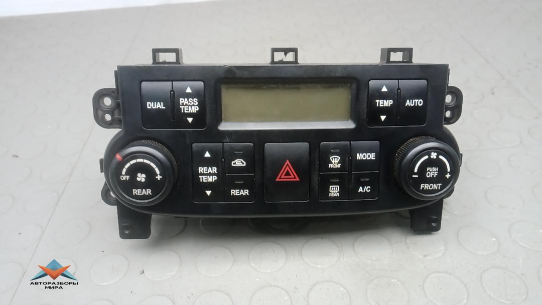 блок управления печки / климат-контроля Kia Carnival VQ 2006, 2.9 л., дизель, МКПП, минивэн, 3VQB25EU004 - фото №1
