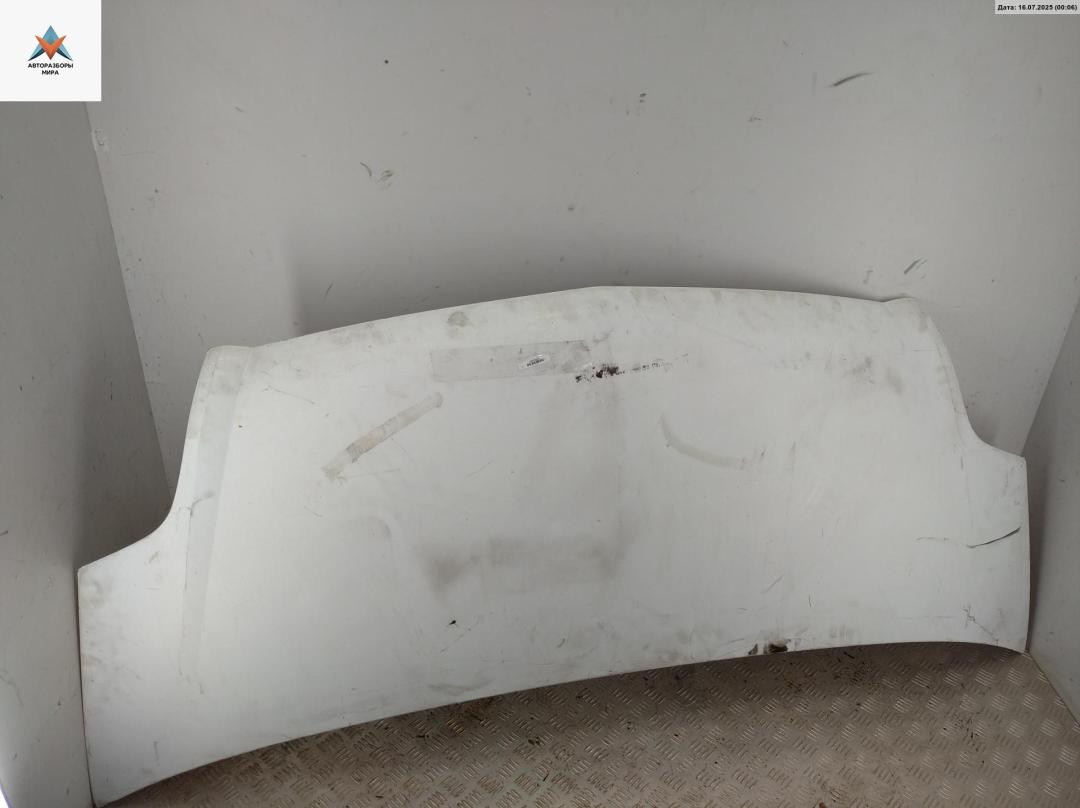 капот Nissan Interstar 1 поколение 2008, 2.5 л., дизель, МКПП, белый, микроавтобус - фото №1