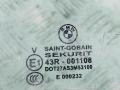 стекло двери задней левой BMW X3 E83 [рестайлинг] 2006, 3.0 л., бензин, АКПП, чёрный, внедорожник 5 дв. - фото №2