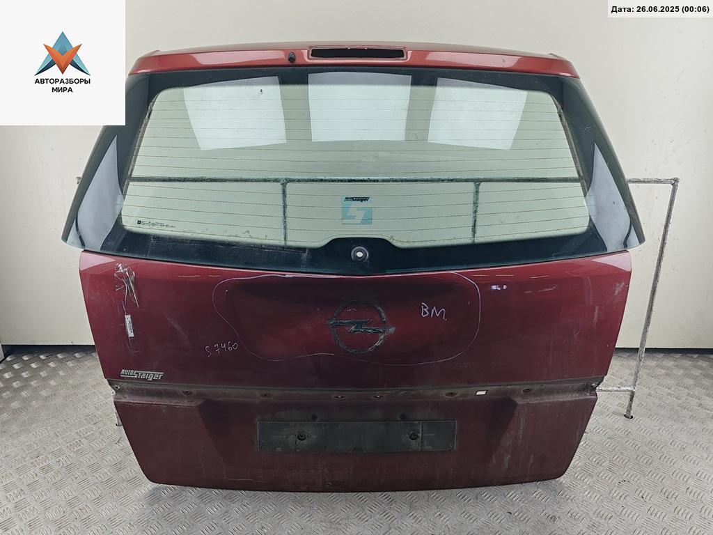 крышка багажника Opel Zafira 2 поколение (B) 2006, красный, минивэн - фото №1