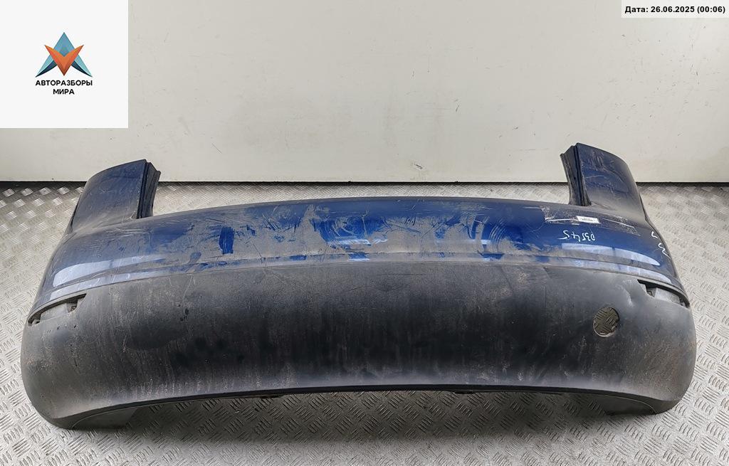 бампер задний Volkswagen Golf 5 поколение 2005, синий, хетчбэк 5 дв., 5M0807421 - фото №1