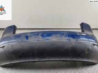 бампер задний Volkswagen Golf 5 поколение 2005, синий, хетчбэк 5 дв., 5M0807421