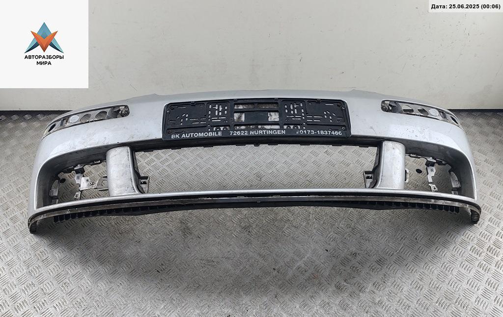 бампер передний Volkswagen Golf 5 поколение 2005, бензин, серый, хетчбэк 3 дв. - фото №1