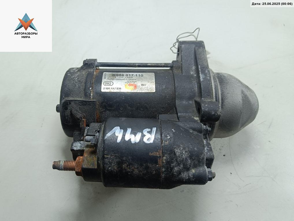 стартер BMW 5 серия E39 1996, 2.0 л., бензин, АКПП, чёрный, седан, 0986017110 - фото №1