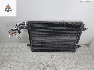 радиатор кондиционера Volkswagen Touran 1 поколение [рестайлинг] 2006, 2.0 л., дизель, МКПП, чёрный, минивэн