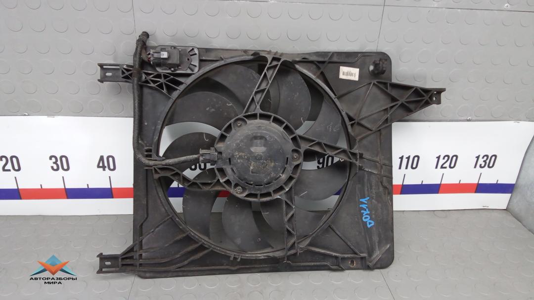вентилятор радиатора Nissan Qashqai 1 поколение 2007, 1.6 л., бензин, МКПП, внедорожник 5 дв., 21481JD00B - фото №1