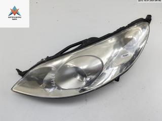 фара левая Peugeot 407 1 поколение 2007, 2.2 л., дизель, МКПП, чёрный, универсал, 0301213271