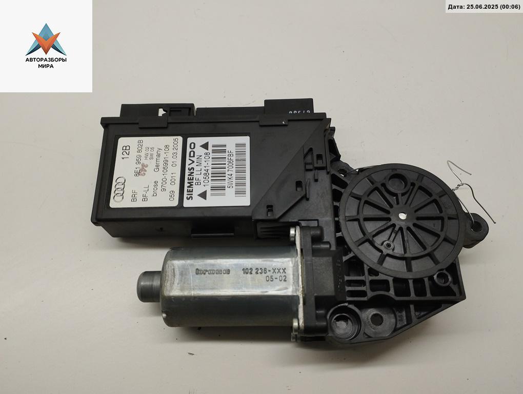 моторчик стеклоподъемника передний правый Audi A4 B7 2004, 2.5 л., дизель, АКПП, серый, универсал, 8E1959802B - фото №1