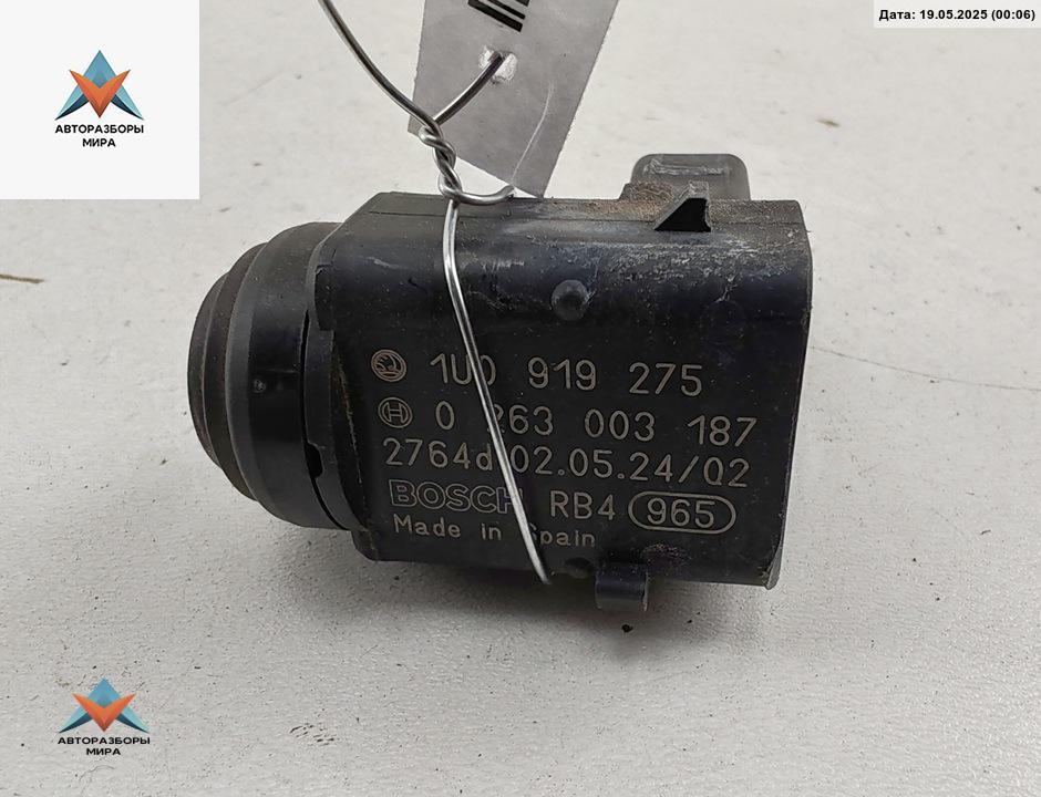 датчик парктроника Volkswagen Phaeton 1 поколение 2003, 3.2 л., бензин, АКПП, чёрный, седан, 0263003187 - фото №1