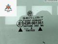 стекло двери передней правой Volkswagen Bora 1 поколение 2002, 2.3 л., бензин, МКПП, серый, универсал, 43R-001351 - фото №2