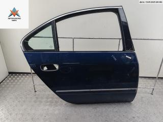 дверь сдвижная Peugeot 607 1 поколение [рестайлинг] 2005, синий, седан