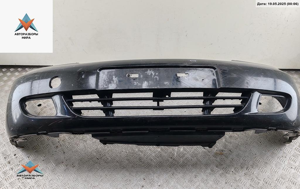 бампер передний Opel Astra G 2001, бензин, чёрный, купе - фото №1