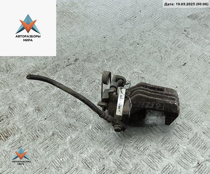 суппорт задний левый Audi A4 B6 2003, 2.4 л., бензин, АКПП, чёрный, седан - фото №1