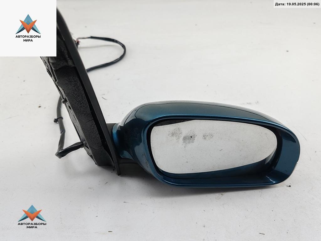 зеркало правое Volkswagen Touran 1 поколение 2004, 1.6 л., бензин, АКПП, зелёный, минивэн, 1T0837934 - фото №1