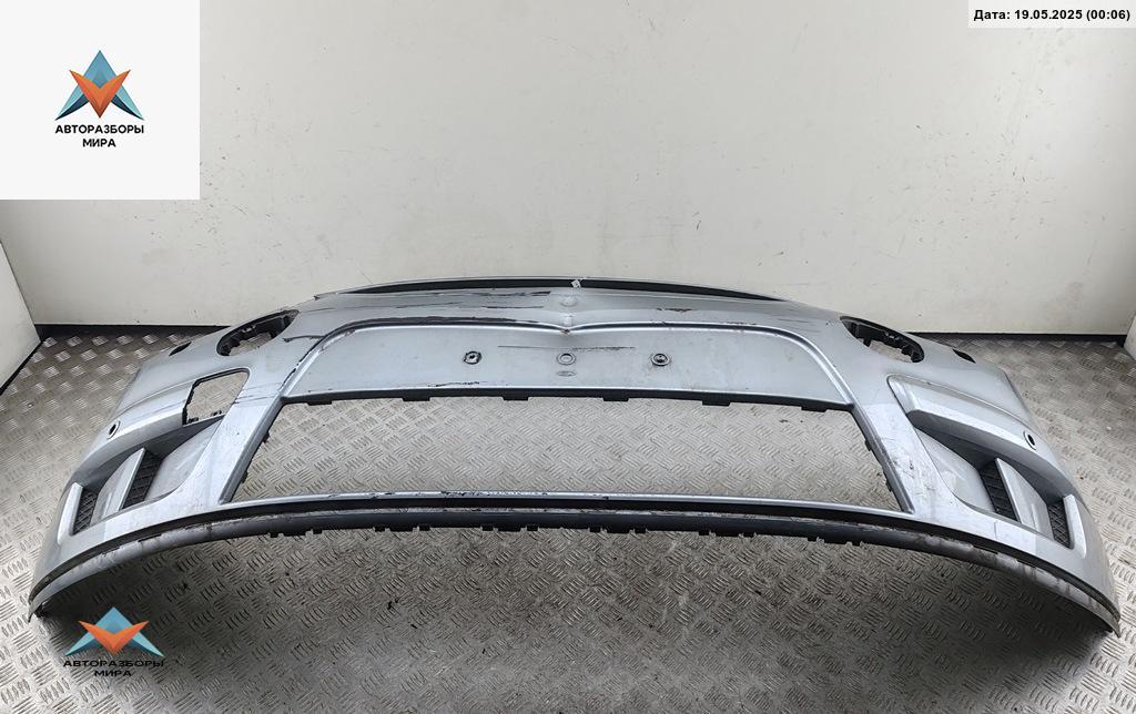 бампер передний Ford S-Max 1 поколение 2006, бензин, серый, минивэн, 6M21-R17757 - фото №1