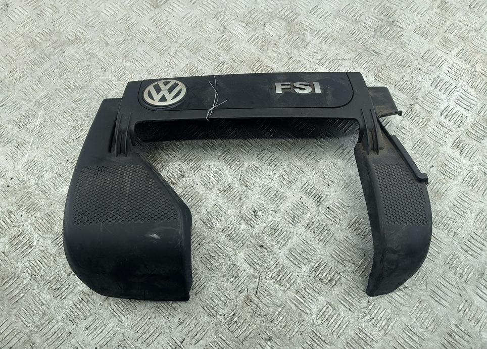 декоративная крышка двигателя Volkswagen Touran 2004, 2.0 л., бензин, МКПП, чёрный, минивэн