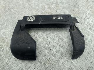 декоративная крышка двигателя Volkswagen Touran 2004, 2.0 л., бензин, МКПП, чёрный, минивэн