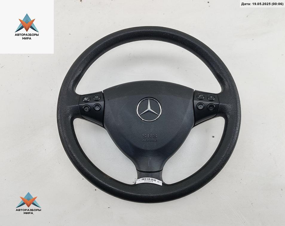руль Mercedes-Benz A-Класс W169 2004, 1.7 л., бензин, МКПП, серый, хетчбэк 5 дв., 1694600103 - фото №1