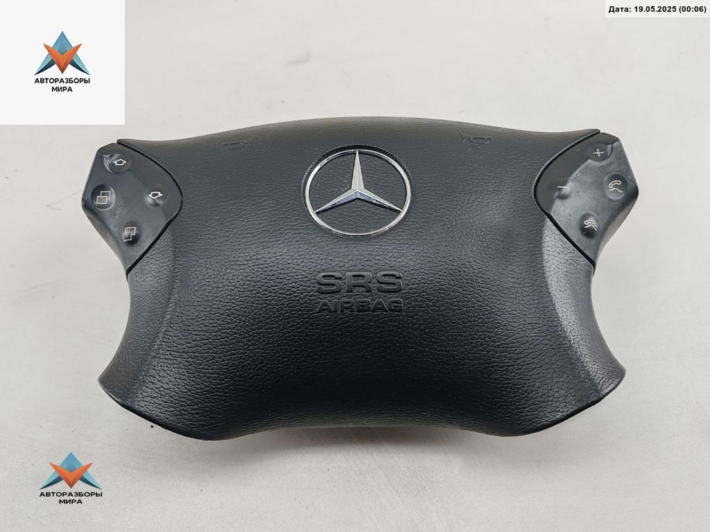 подушка безопасности водителя Mercedes-Benz C-Класс W203/S203/CL203 2003, 2.2 л., дизель, МКПП, синий, седан, 2034601198 - фото №1