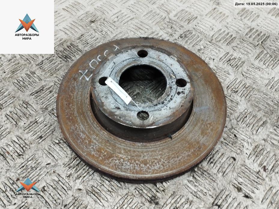 диск тормозной передний Audi 80 8C/B4 1992, 2.0 л., бензин, МКПП, серый, седан - фото №1