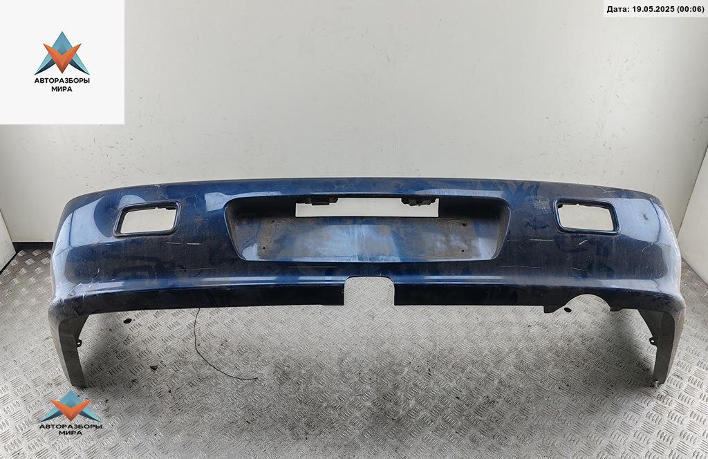 бампер задний Mitsubishi Lancer 9 поколение 2003, синий, универсал, MN126683K - фото №1