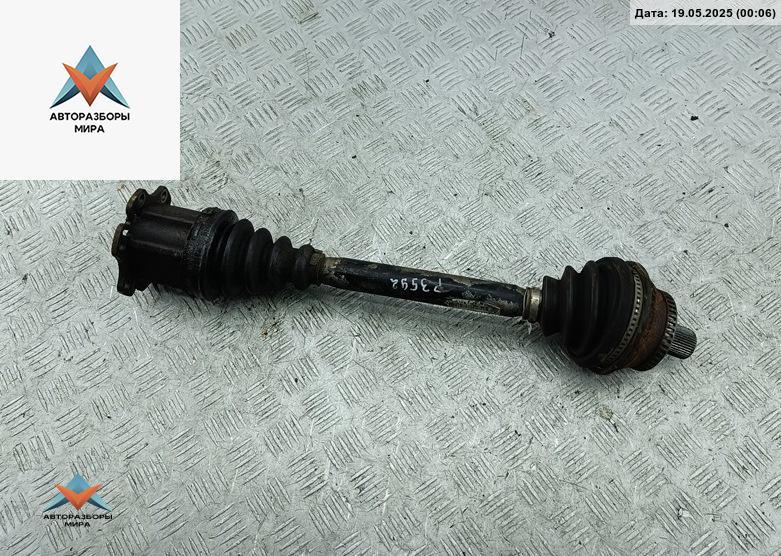 полуось передняя правая (приводной вал, ШРУС) Audi A6 4B/C5 2000, 2.8 л., бензин, АКПП, серый, седан, 4B0407271AS - фото №1