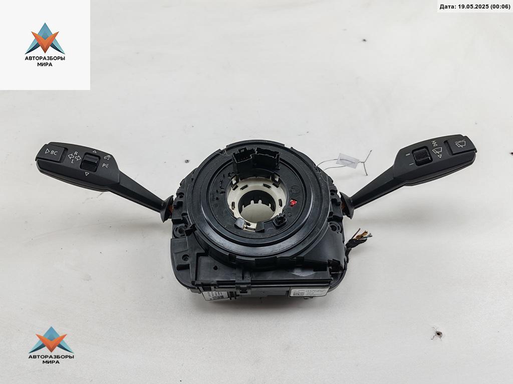 переключатель подрулевой BMW 1 серия E81/E82/E87/E88 2005, 1.6 л., бензин, МКПП, чёрный, хетчбэк 5 дв., 6967325 - фото №1