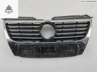решетка радиатора Volkswagen Passat B6 2008, чёрный, универсал, 3C0853651