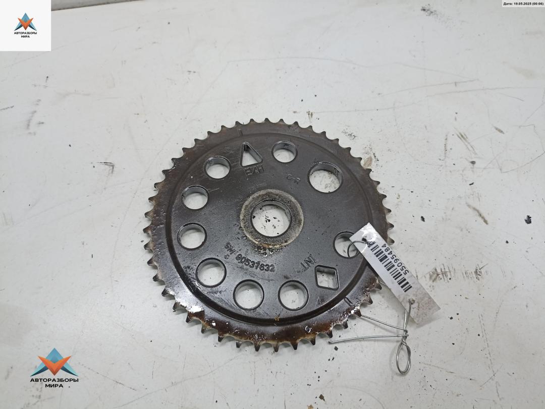 шкив распредвала Opel Zafira 1 поколение (A) 2002, 2.2 л., бензин, МКПП, чёрный, минивэн, 90537632 - фото №1