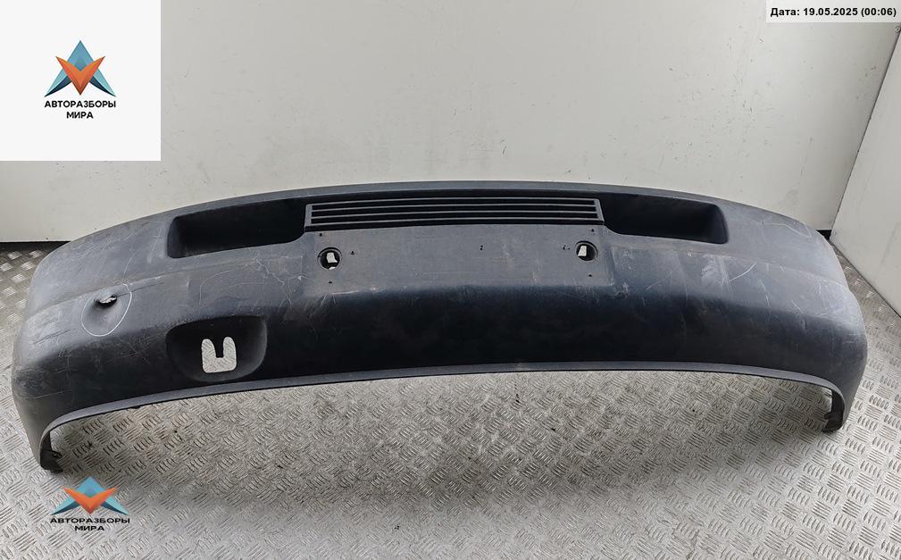 бампер передний Volkswagen LT 2 поколение 2005, дизель, синий, микроавтобус - фото №1