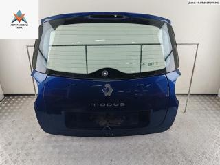 крышка багажника Renault Modus 1 поколение 2005, синий, хетчбэк 5 дв.