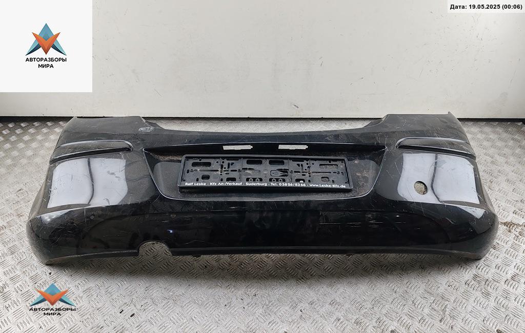 бампер задний Opel Corsa D 2007, чёрный, хетчбэк 3 дв., 13179893 - фото №1