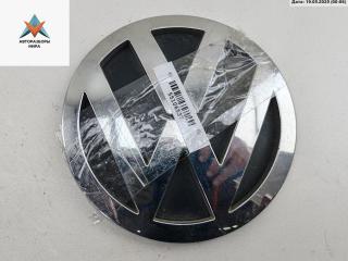 эмблема Volkswagen Touareg 1 поколение [рестайлинг] 2009, 3.0 л., дизель, АКПП, чёрный, внедорожник 5 дв., 7L6853630