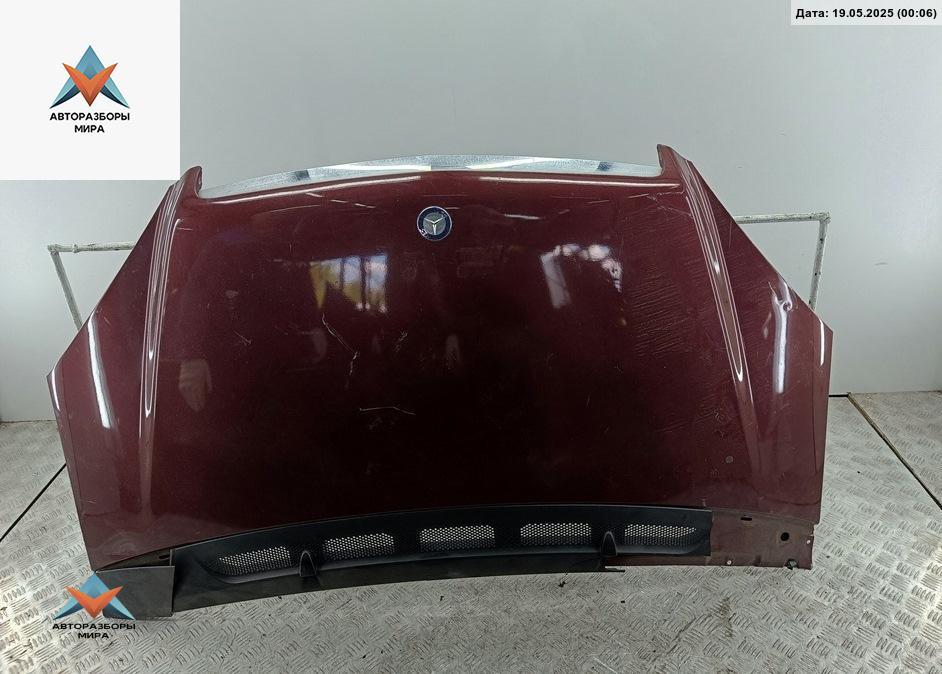 капот Mercedes-Benz A-Класс W169 2005, 2.0 л., бензин, АКПП, красный, хетчбэк 5 дв. - фото №1
