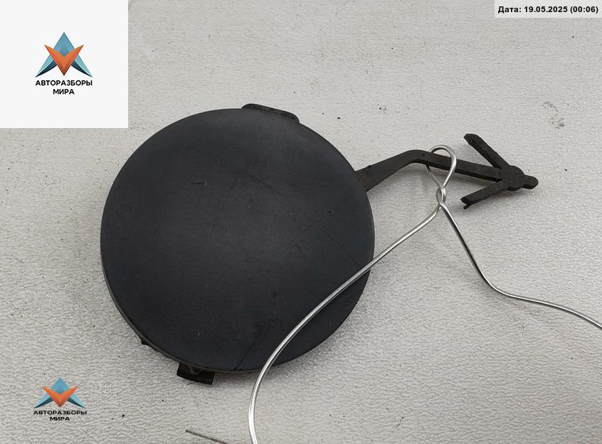 заглушка (решетка) в бампер Peugeot 207 1 поколение 2006, 1.4 л., бензин, МКПП, синий, хетчбэк 5 дв., 9649681180 - фото №1