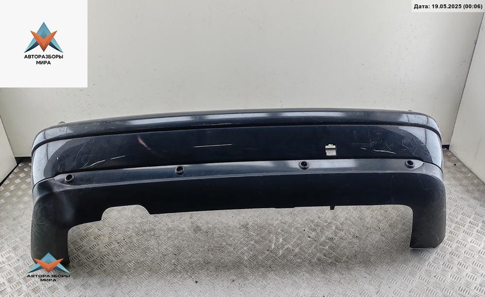 бампер задний Citroen C5 1 поколение 2002, чёрный, хетчбэк 5 дв. - фото №1