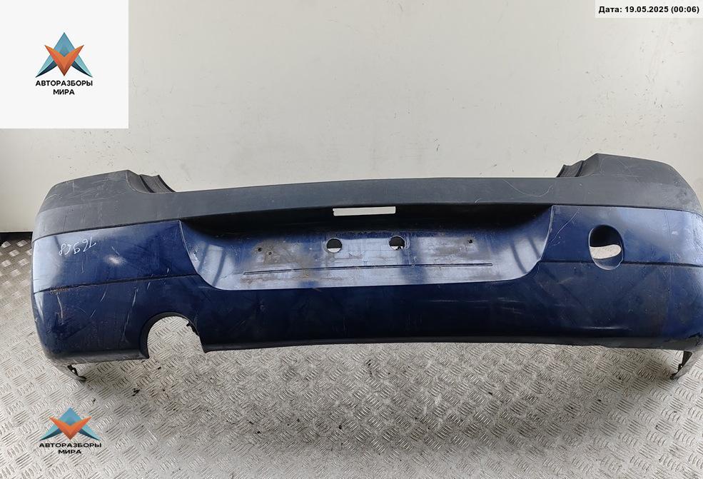 бампер задний Dacia (Renault) Logan 2006, синий, седан, 8200210902 - фото №1