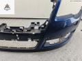 бампер передний Volkswagen Passat B6 2008, бензин, синий, универсал, 3C0807221 - фото №6
