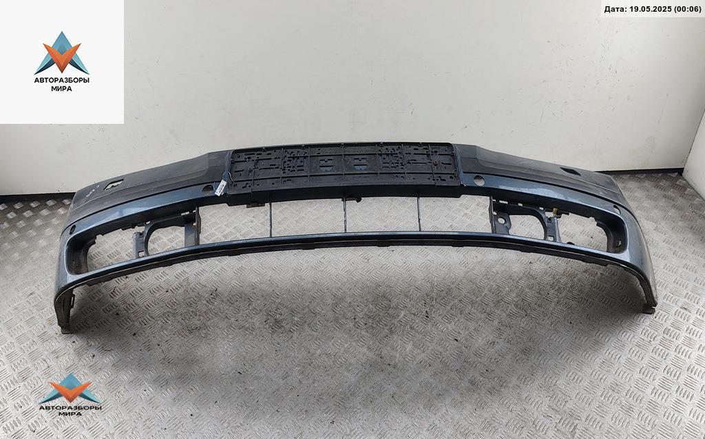 бампер передний Skoda Octavia mk2 (A5 1Z) 2005, дизель, зелёный, универсал - фото №1