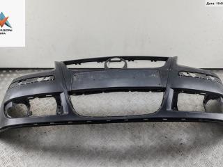 бампер передний Volkswagen Polo 4 поколение [рестайлинг] 2007, бензин, синий, хетчбэк 3 дв.