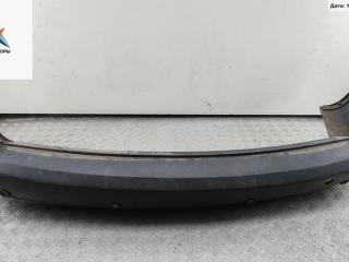 бампер задний Volkswagen Caddy 3 поколение [рестайлинг] 2011, белый, фургон, 2K807363